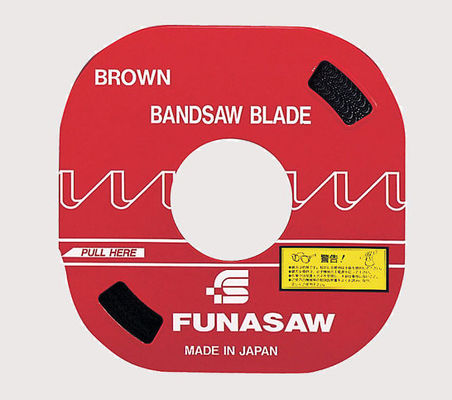 Importación de SS de acero y metal de la hoja de sierra para la máquina de sierra de banda 3-6 mm Japón FUNASAW tamaño pequeño