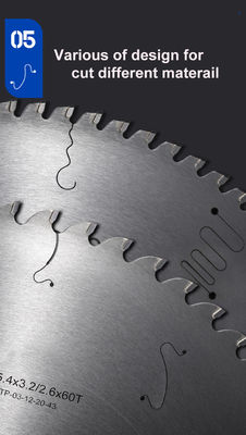 Cuchilla de sierra circular con dientes de carburo TCT para el corte profesional y versátil de aluminio
