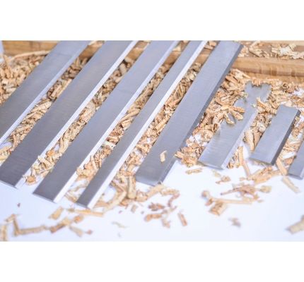 Cuchilla de planador de madera recubierta personalizada El componente esencial para las piezas de la máquina de plano