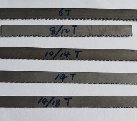 Cuchilla de sierra de corte de metal 0,6 mm de espesor y 14/18 dientes por pulgada para diversas aplicaciones