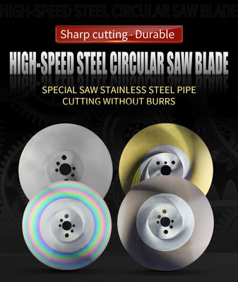 1.0-5.0mm espesor de la hoja M42/W5 de acero de alta velocidad hoja de sierra circular para corte de metal