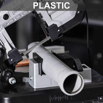 Máquina portátil de sierra de banda con ajuste automático de velocidad para el corte de metal y madera