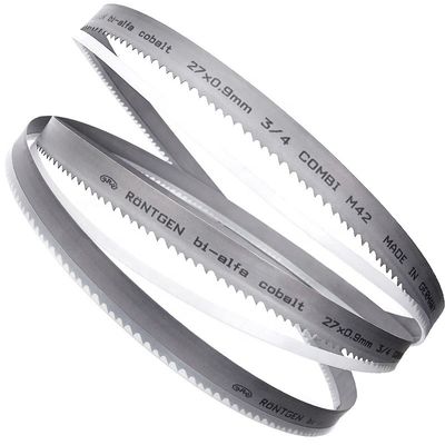 Cuchilla de sierra de banda metálica para barras y tubos de metal 27/34/41/54/67/80 MM Ancho Alemania RONTGEN