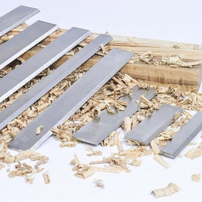 Trabajos de construcción W18 Lamina de trituradora de madera de acero tungsteno 500 * 40 * 3 mm para 1 kg de peso
