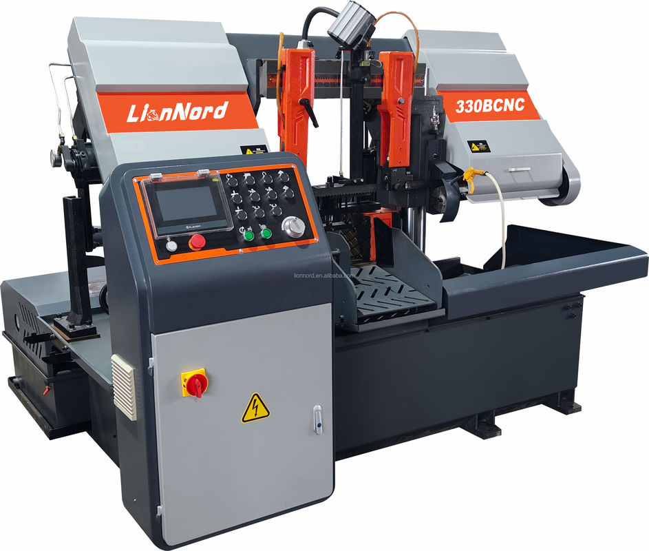 Máquina automática de corte de metal CNC para barras y tuberías de acero con motor potente